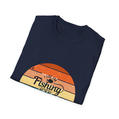 I live for Fishing Summer - T Shirt