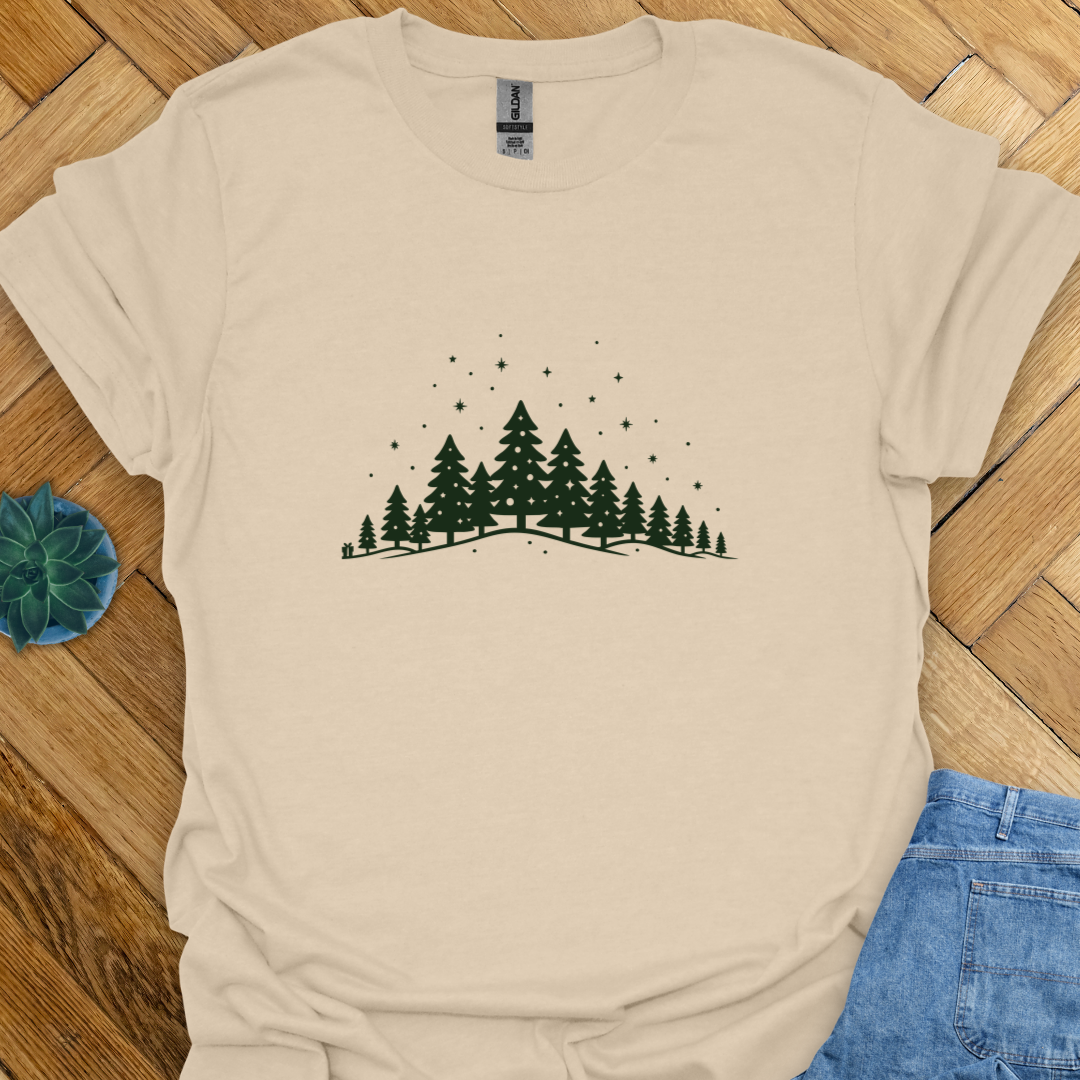 Peace in the Pines | Winter Forest Nature T-Shirt