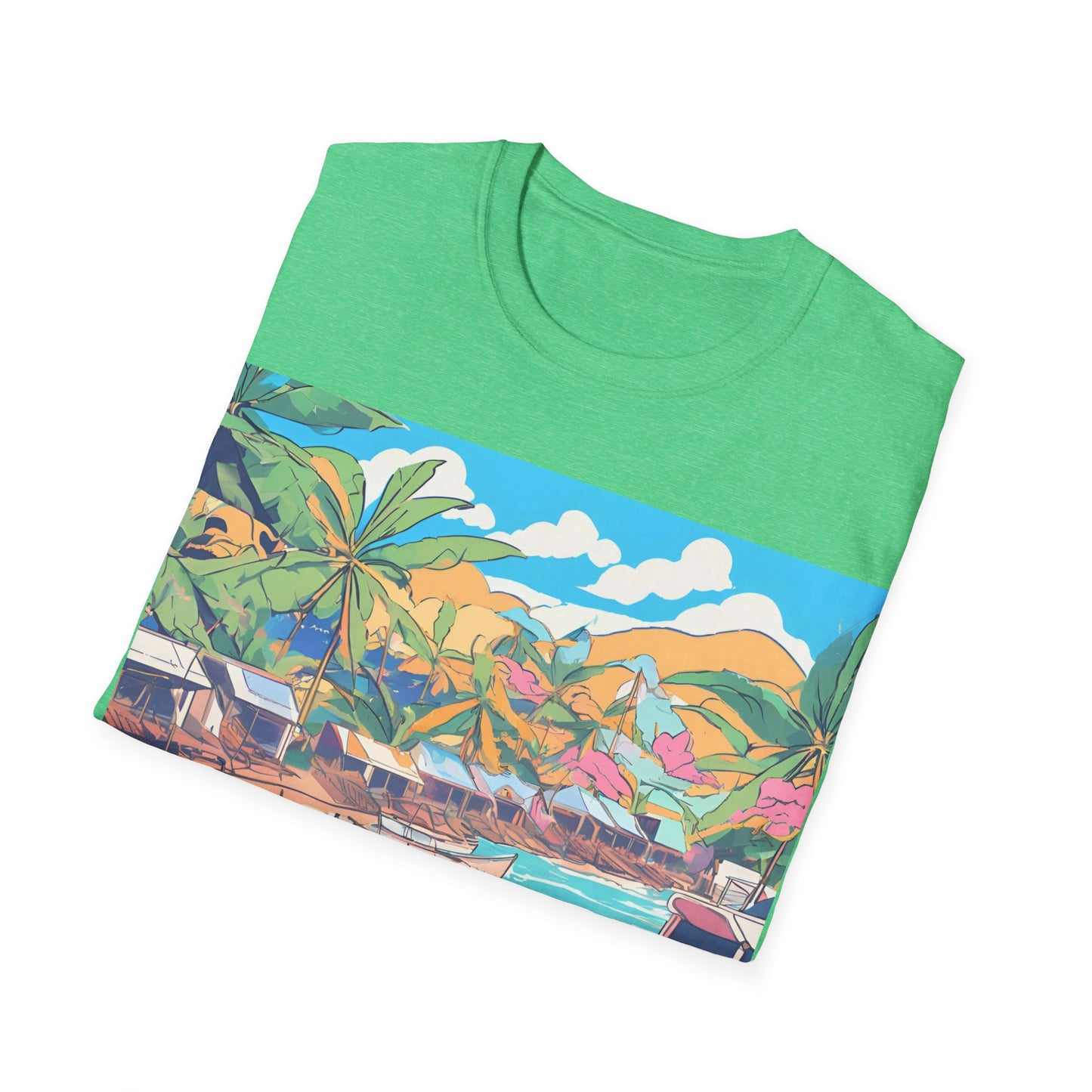 Sunny Day Harbour - T Shirt