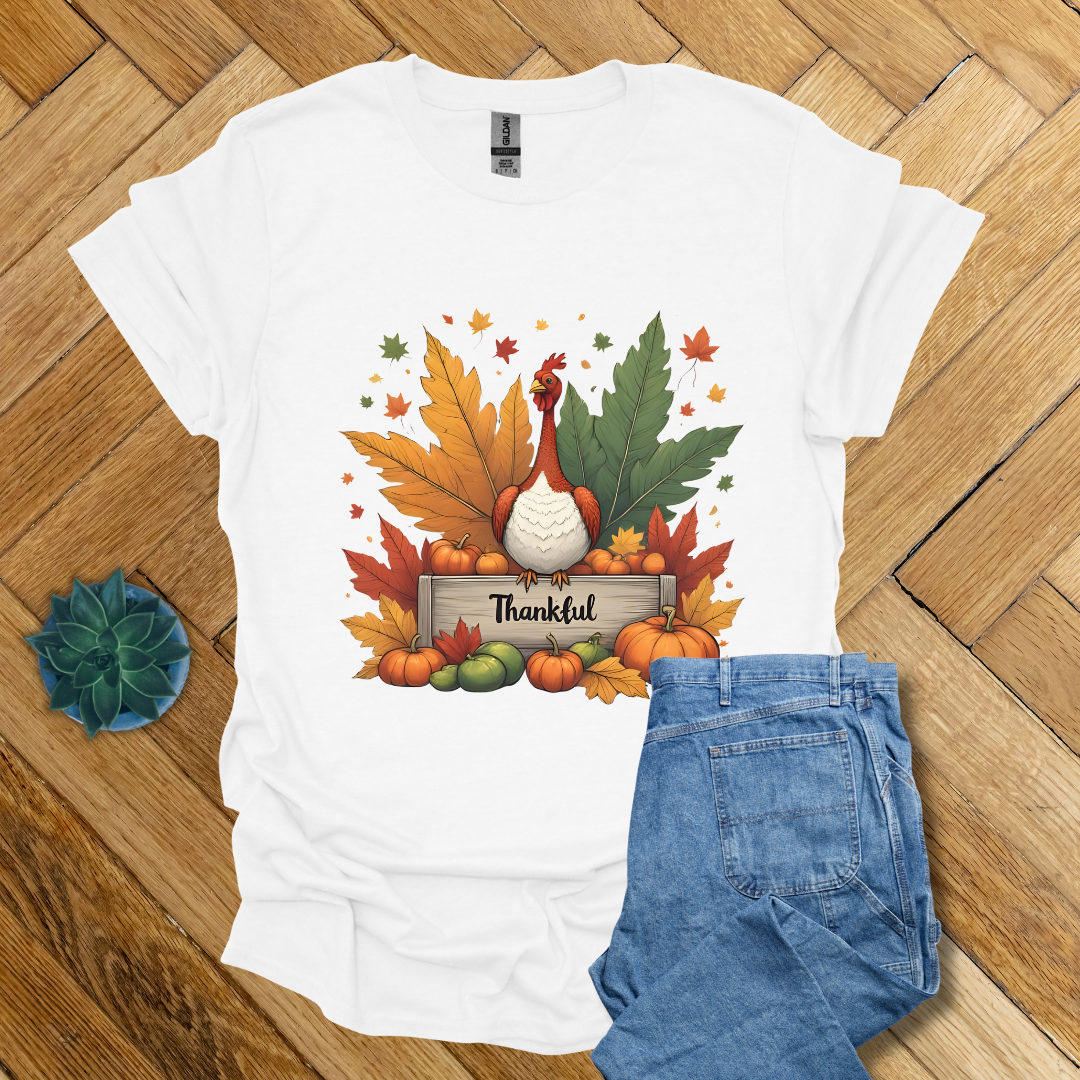 Thankful  Fall Seasonal  - T Shirt