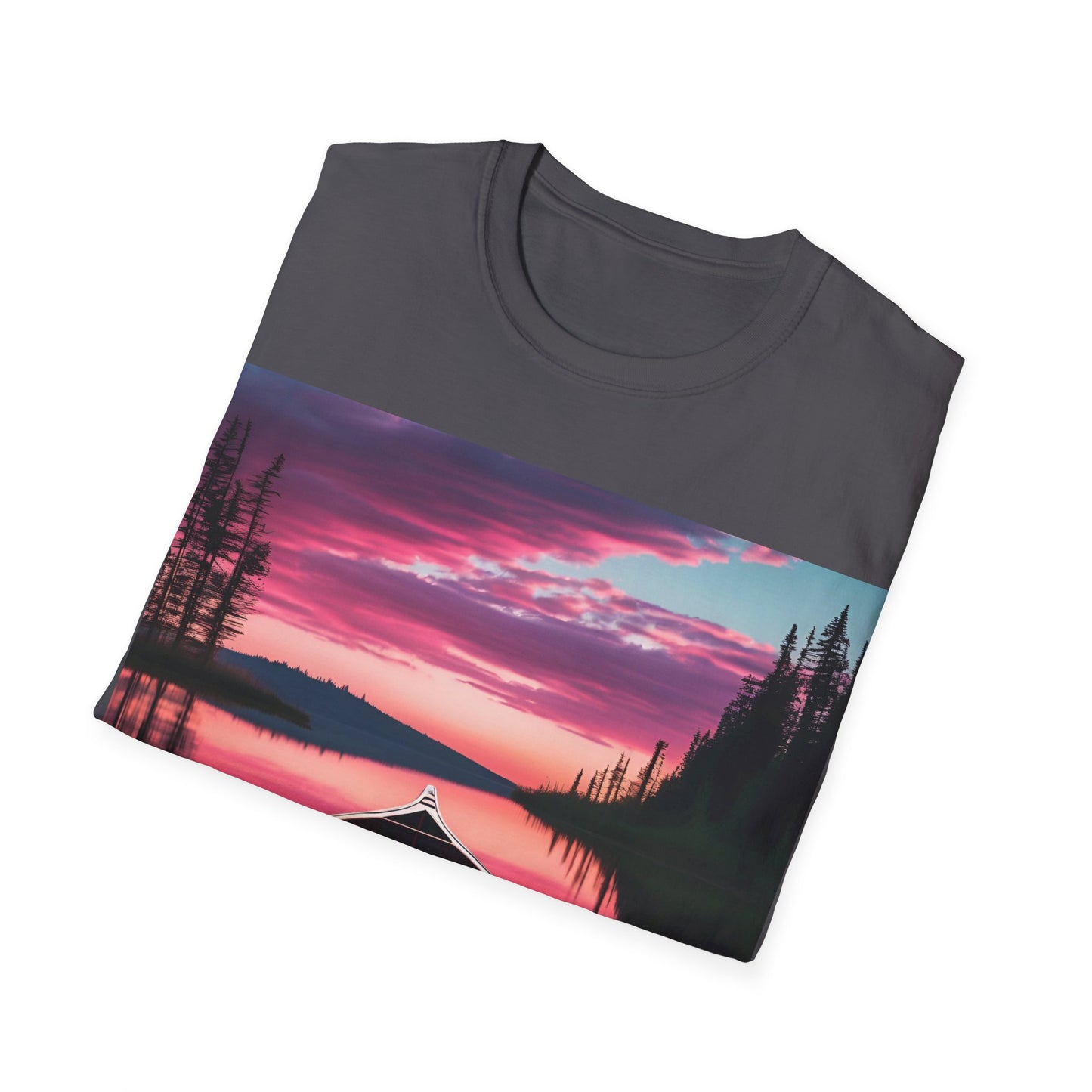 Canoe in Canvas Summer - T Shirt