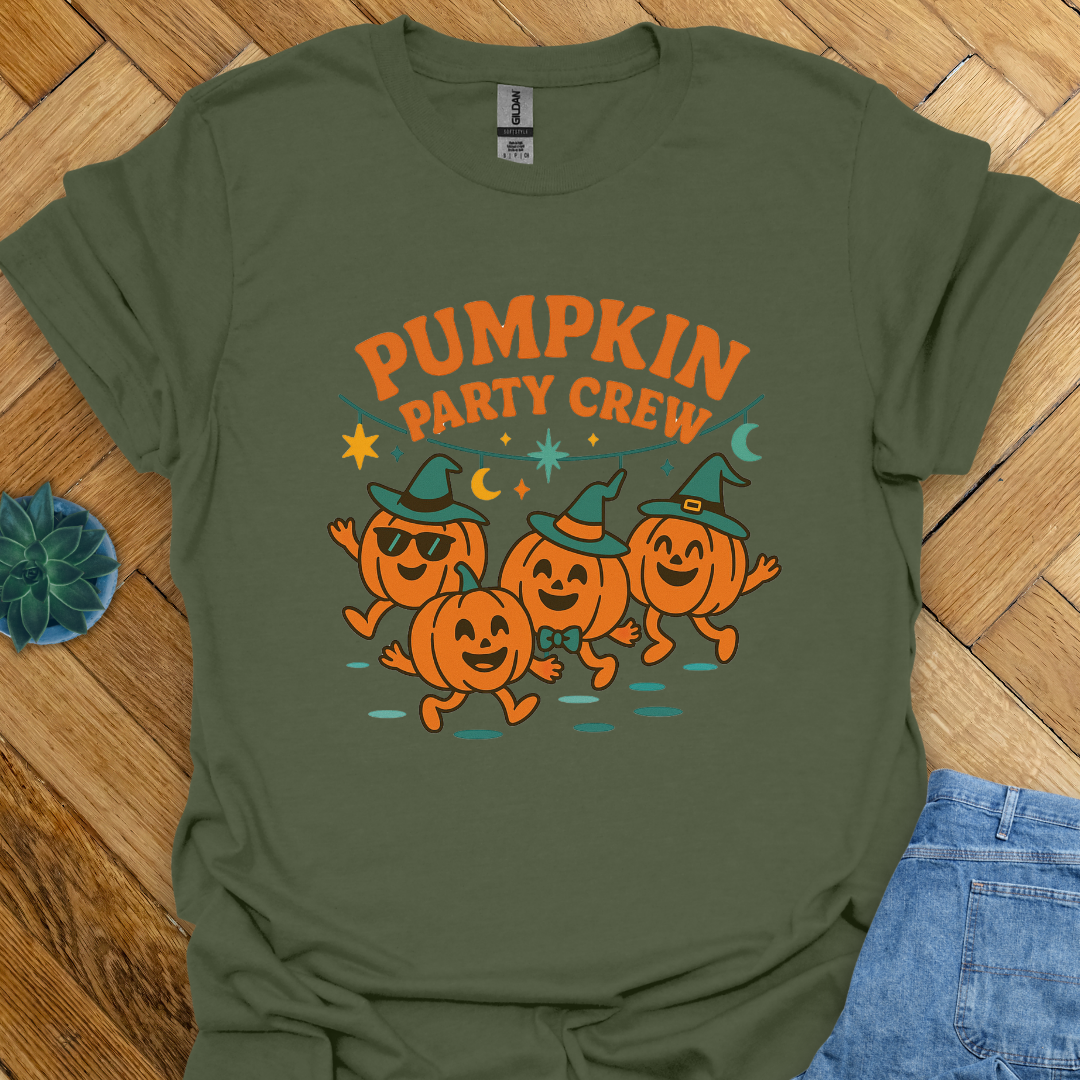 Pumpkin Party Crew  T-Shirt