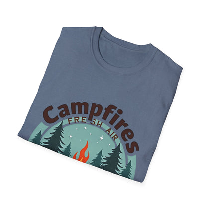 Campfires Starry Nights T-Shirt