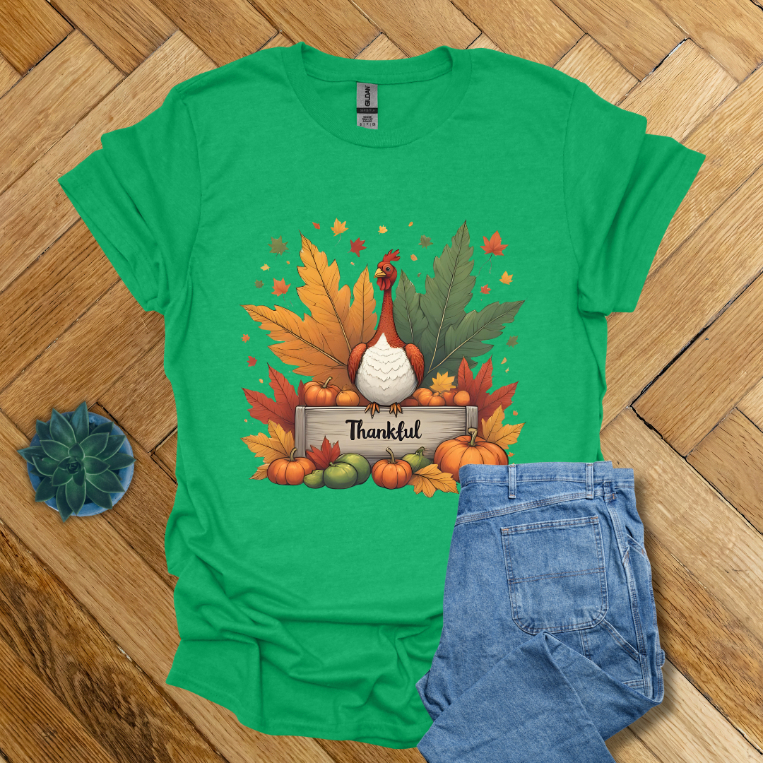 Thankful  Fall Seasonal  - T Shirt