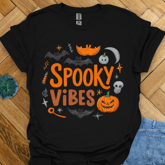 Spooky Vibes Halloween T-Shirt