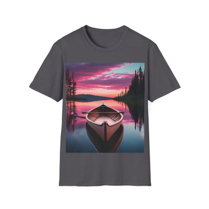 Canoe in Canvas Summer - T Shirt
