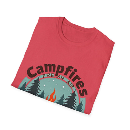 Campfires Starry Nights T-Shirt