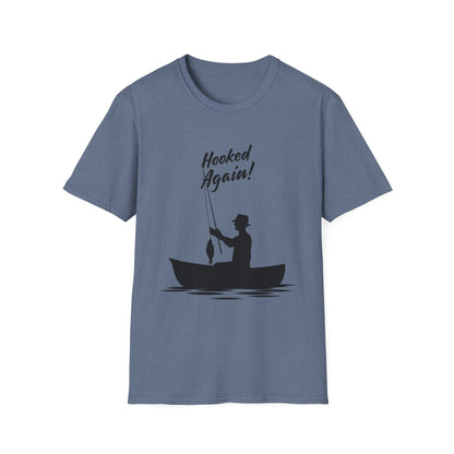Hooked Again Fishing Summer - T Shirt