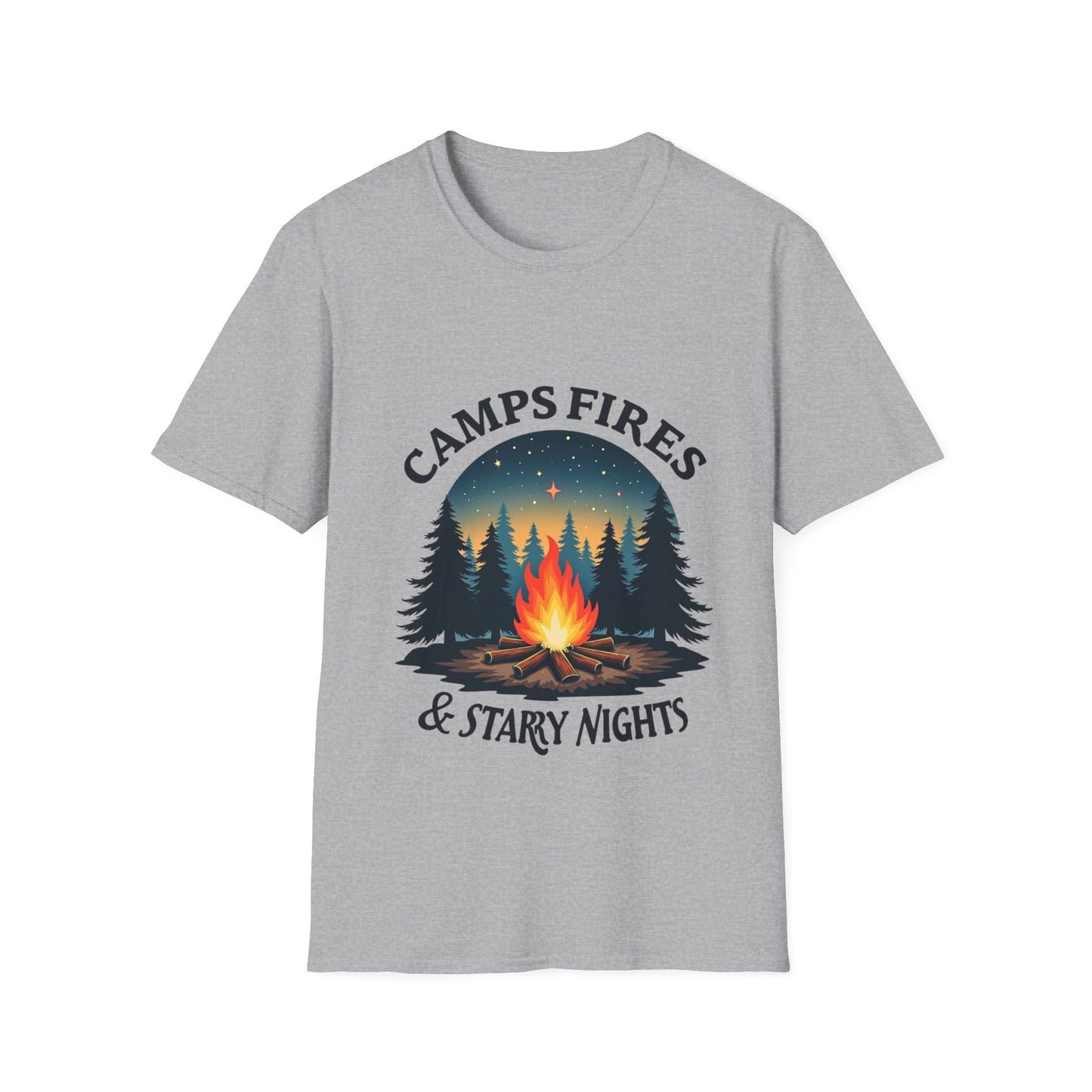 Campfires and Starry Nights T Shirt