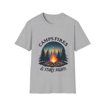 Campfires and Starry Nights T Shirt