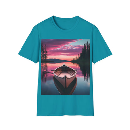 Canoe in Canvas Summer - T Shirt