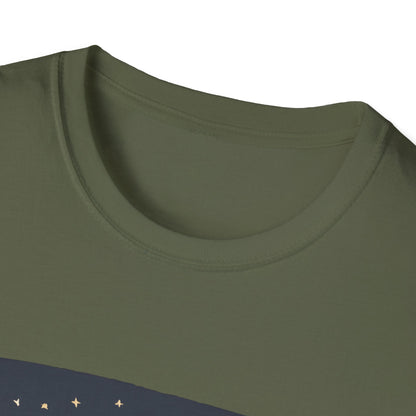 Campfire Starry Night Music - T Shirt