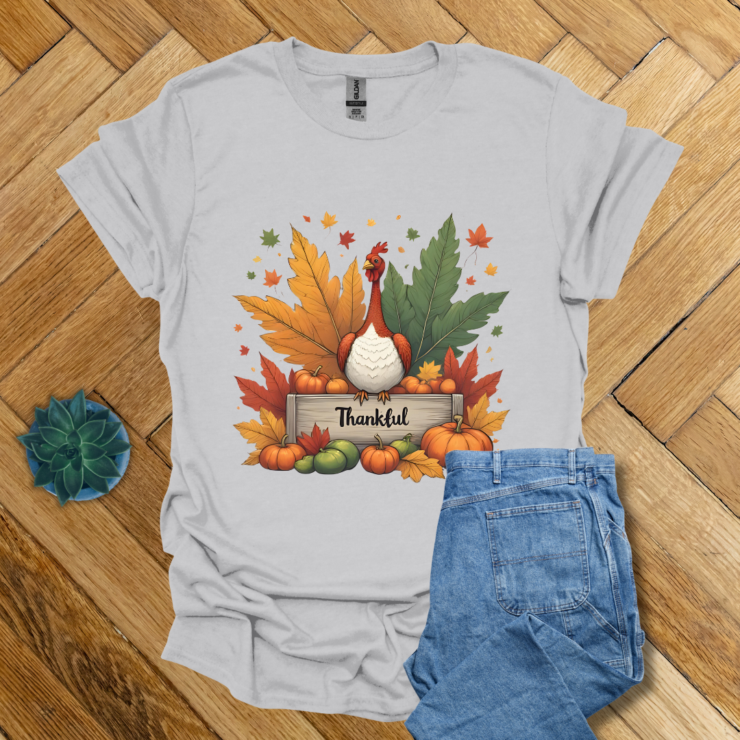 Thankful  Fall Seasonal  - T Shirt